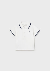 baby tipped polo tee
