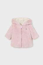 Load image into Gallery viewer, baby reversible fur hooded coat
