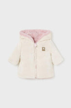 Load image into Gallery viewer, baby reversible fur hooded coat
