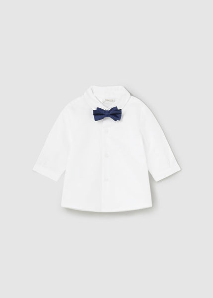 boys long sleeve shirt + tie