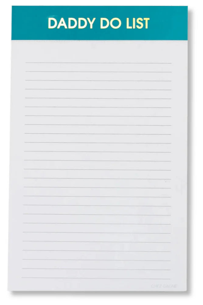 notepad - daddy do list