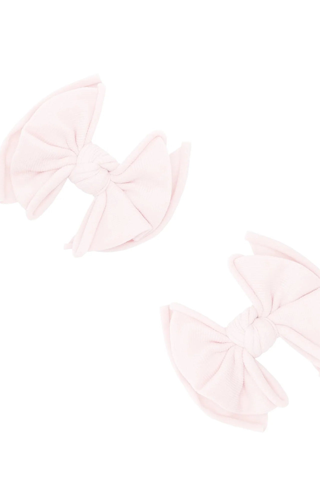 2 nylon bow clips