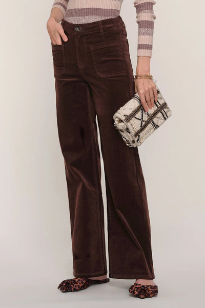 patch pocket corduroy pant