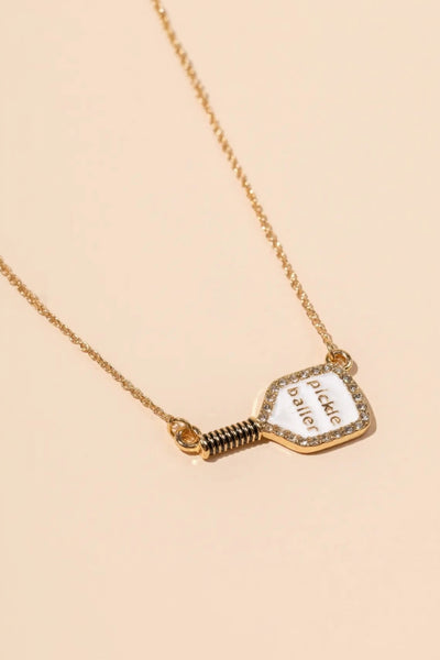 pickle baller necklace