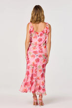 Load image into Gallery viewer, cascade ruffle floral dress
