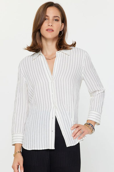 pinstripe shirt