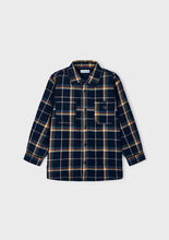 Load image into Gallery viewer, boys lined plaid shacket
