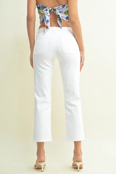 pocket straight jean