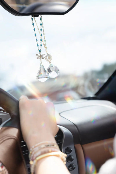 pocket crystal suncatcher moon