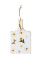 Load image into Gallery viewer, pressed flower serving board white
