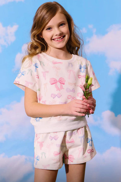 girls bows summer set