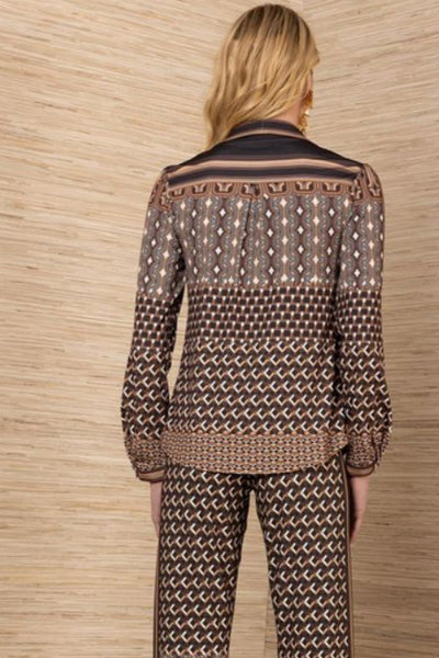print collar top