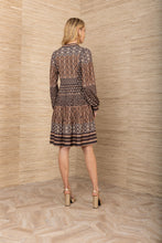 Load image into Gallery viewer, print long sleeve dress
