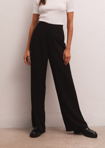 wide leg rayon trouser pant