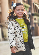Load image into Gallery viewer, girls hearts reversible puffy coat
