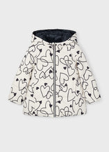 Load image into Gallery viewer, girls hearts reversible puffy coat
