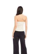 Load image into Gallery viewer, rib shirred strapless top
