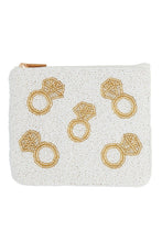 Load image into Gallery viewer, bride beaded pouch

