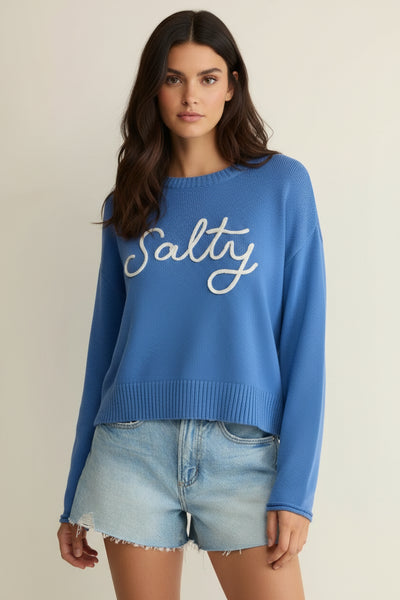 salty cotton sweater