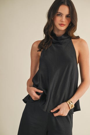 satin halter top