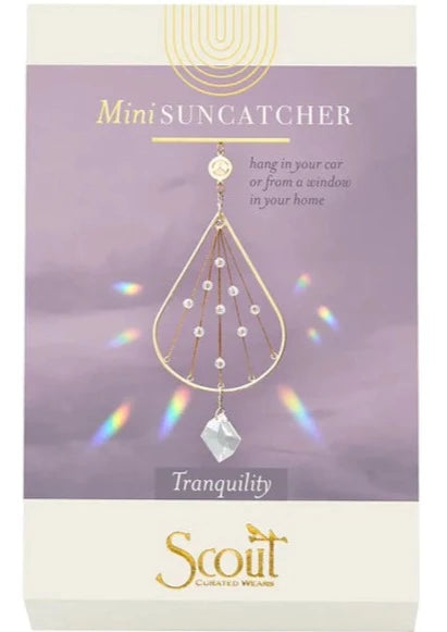 crystal mini suncatcher peace