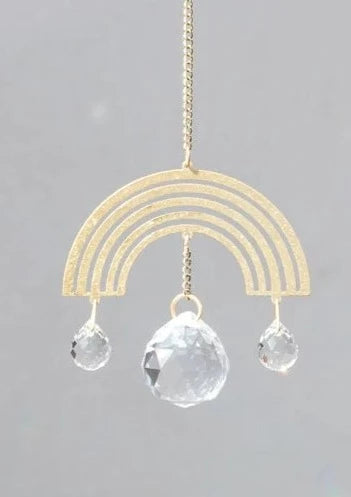 crystal mini suncatcher rainbow