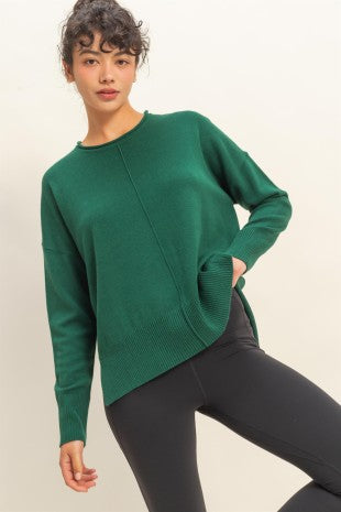 seamed sweater