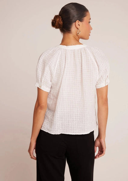 short sleeve raglan blouse