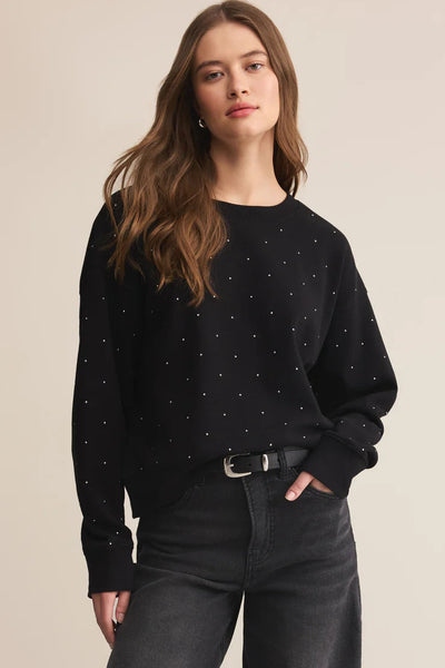 sparkle crew sweatshirt