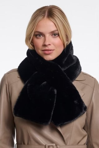 Faux Fur Pull Through Scarf