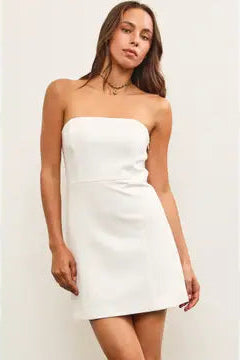 strapless bow dress