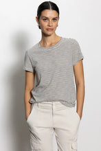 Load image into Gallery viewer, stripe crew short sleeve tee
