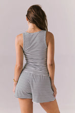 Load image into Gallery viewer, stripe keyhole tank
