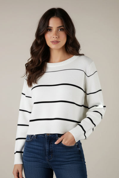 stripe sweater