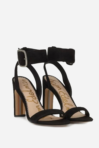 suede strap heel YOLA