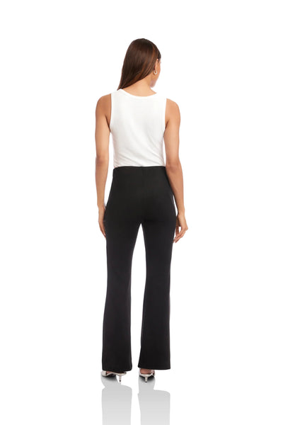 sueded bootcut pant