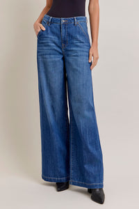 super wide leg trouser jean