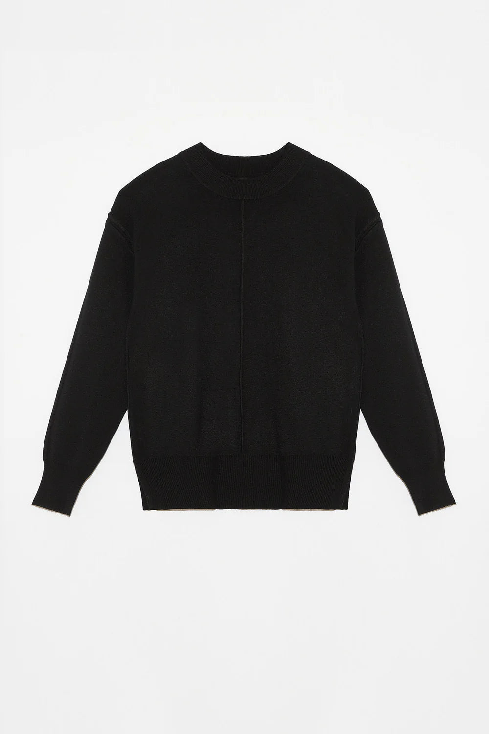 center seam sweater