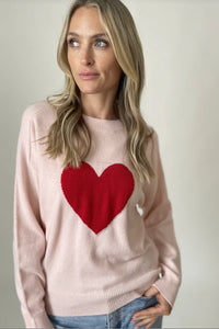 sweatheart heart sweater