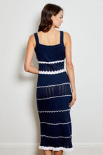 Load image into Gallery viewer, stripe knit strap dress
