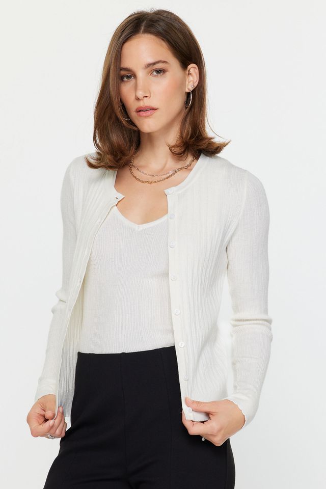 tank + cardigan twin set