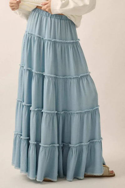 tencel maxi skirt