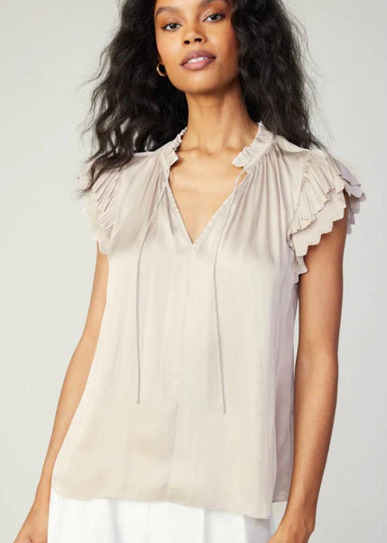 flutter sleeve top