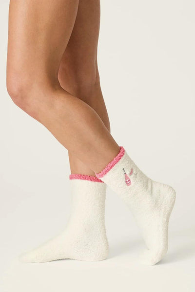 cozy socks rose