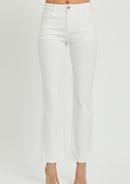 mid rise ankle boot jean