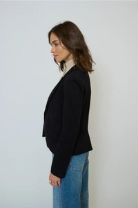 ponte knit dickey jacket