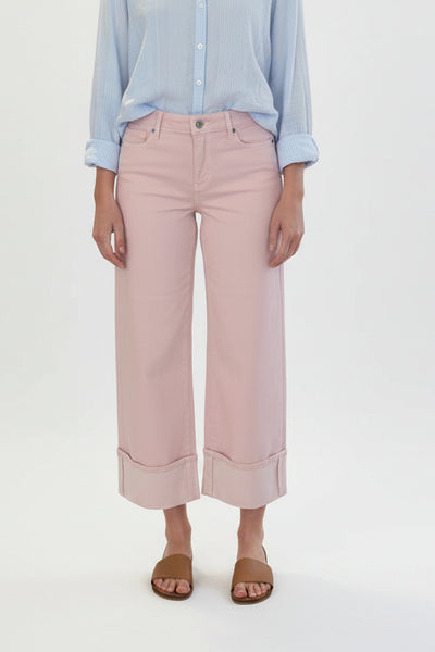 mid rise cuff dad jean