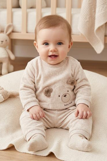 baby rib teddy set + socks