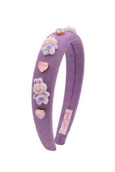 girls labubu knot headband