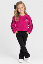 Load image into Gallery viewer, Kids Cozy Stripe Raglan Top

